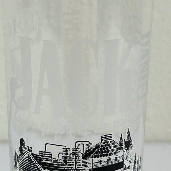 Jack Daniels Distillery Old No 7 Tennessee Glass Whiskey Highball Etched - Picture 3 of 9